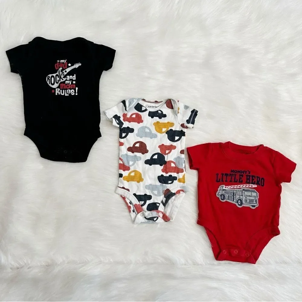 0-3 Months Baby Boy Summer Clothes LOT